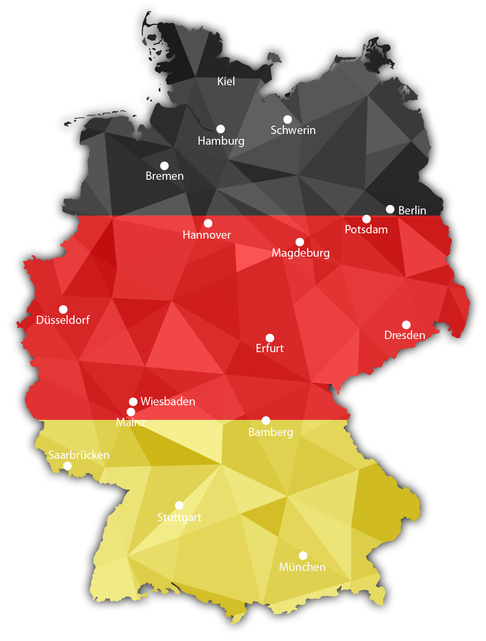 Standorte der SCS GmbH in Deutschland